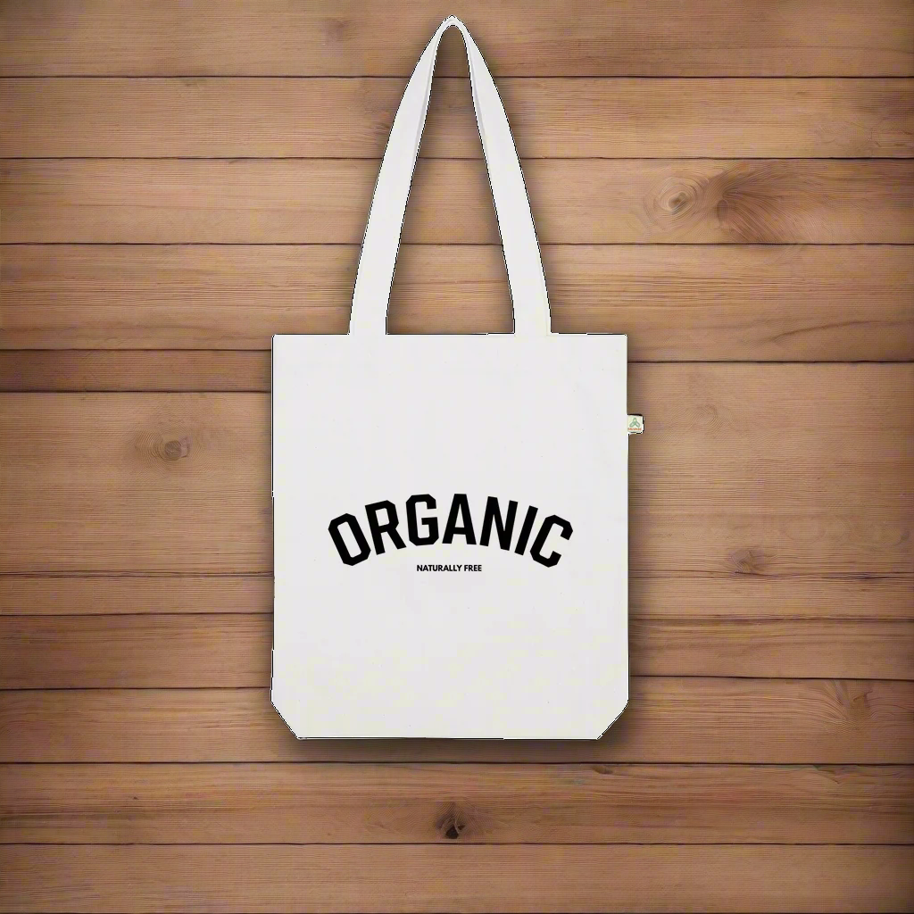 Organic Cotton Quote Graphic Tote Bag