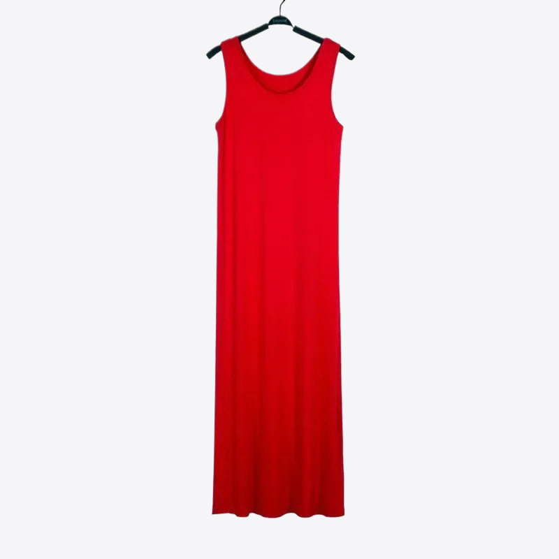 Breezy Coral Sleeveless Cotton Womens Dress