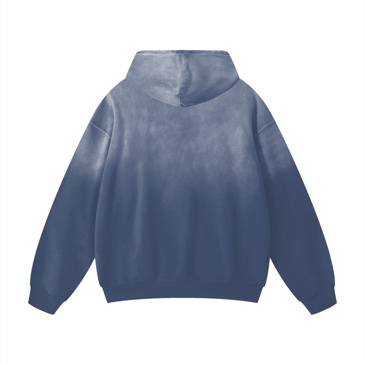 Azure Mist Oversized Cotton Hoodie