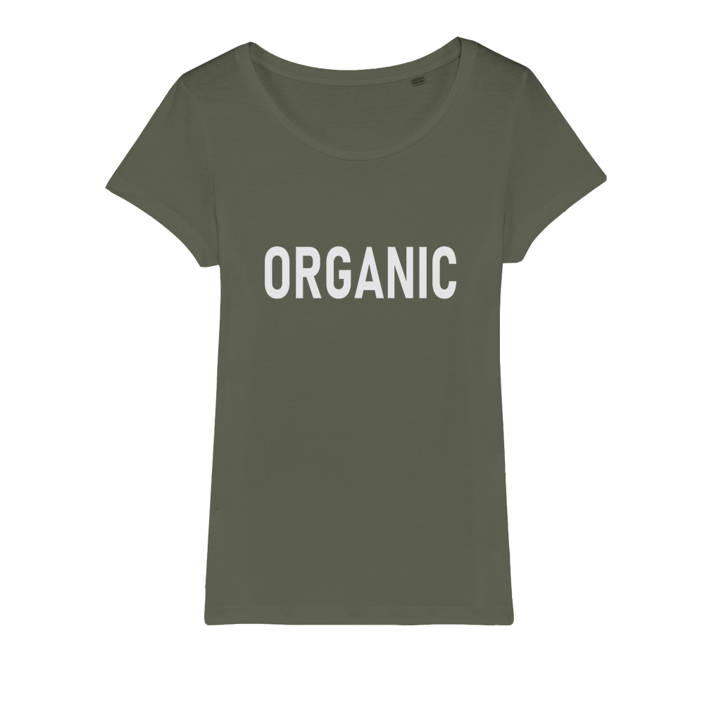 Organic Classic Jersey 100% Organic Cotton Womens Graphic Tee