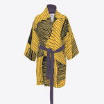 Golden Plum Kimono Organic Cotton Womens Robe