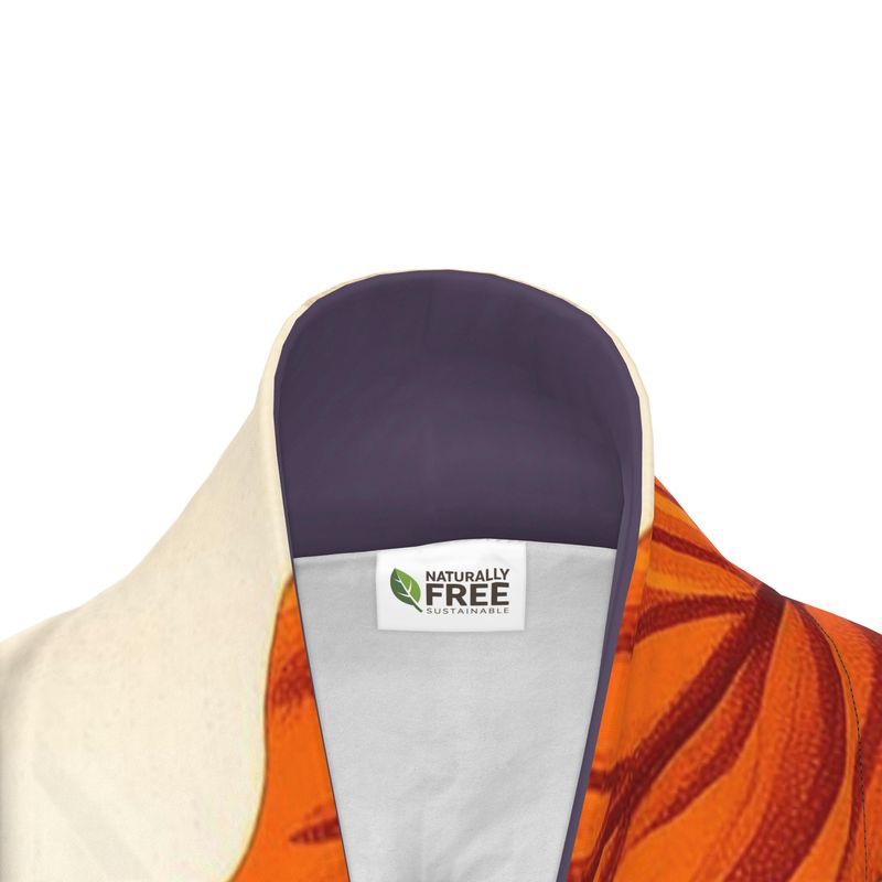 Marmalade Fuscia Kimono Organic Cotton Womens Robe