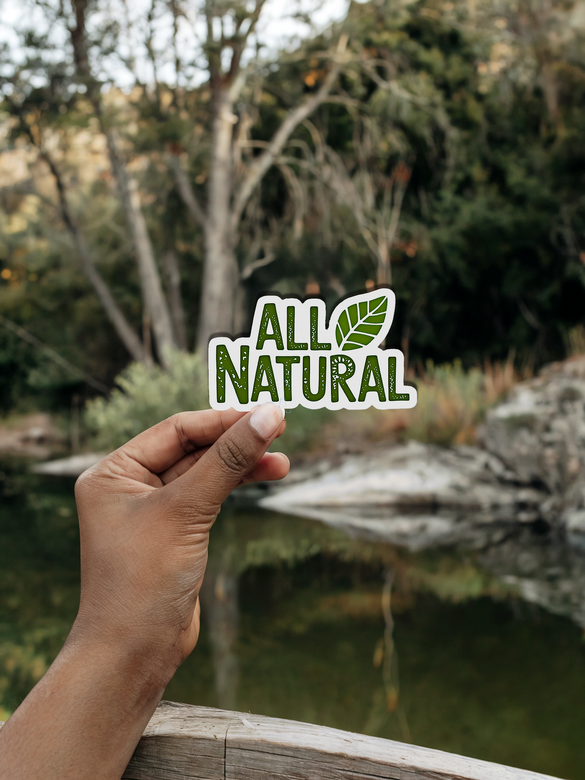 Azure Mist Green Biodegradable Eco-Friendly Sticker Decal