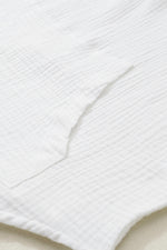 Peony Dawn none casual linen Womens hooded blouse