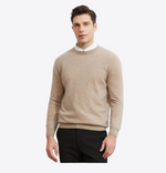 Crimson Maple Knit Mens Cashmere Sweater