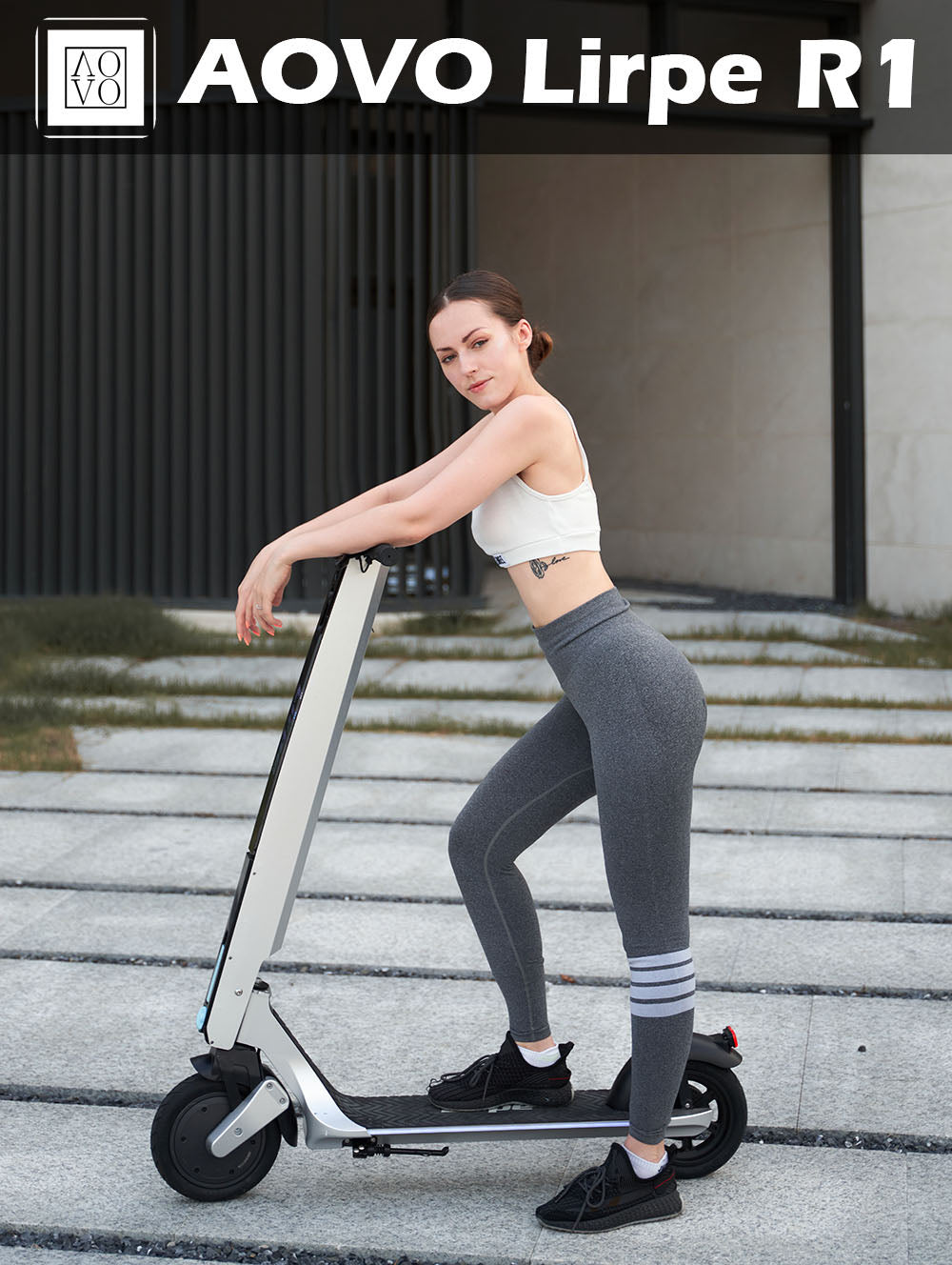 Energy Savers AOVO Lirpe R1 First Solar Powered Electric Scooter