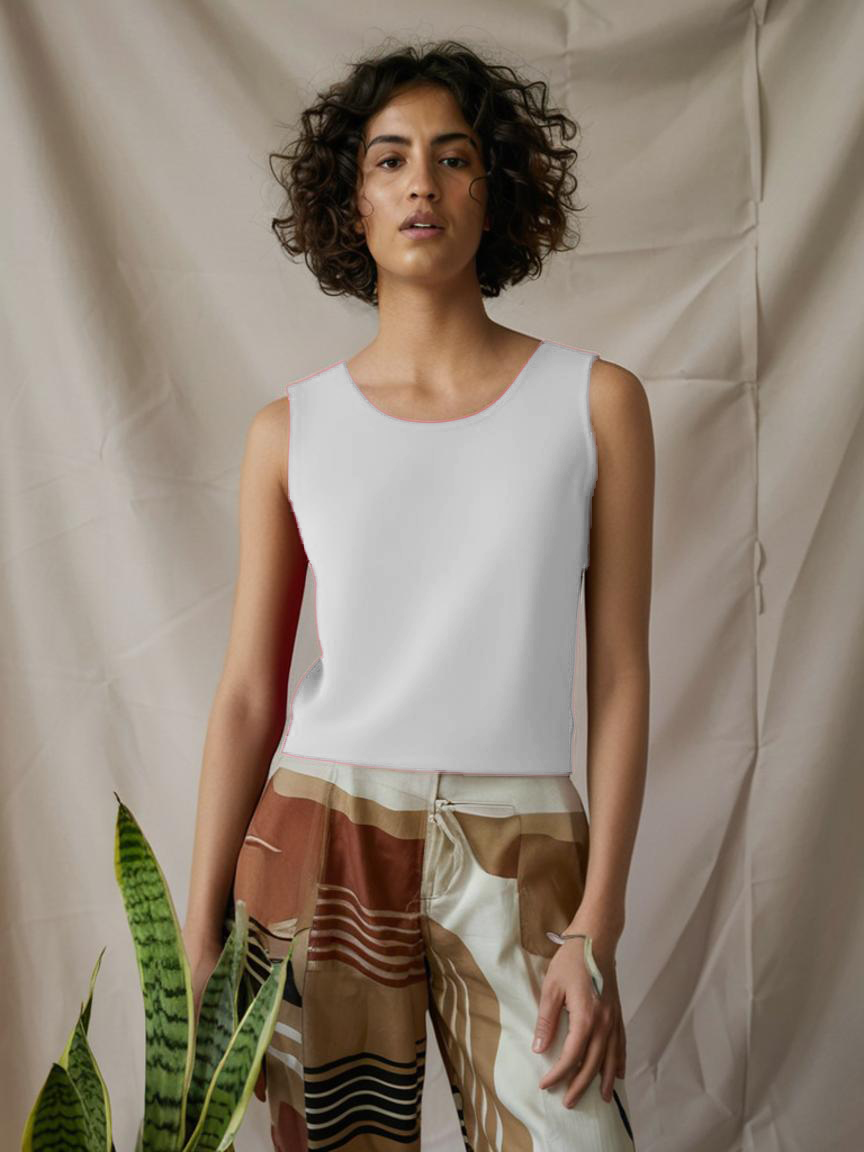 Raspberry Tart Sleeveless Camisole Cotton Womens Crop Top