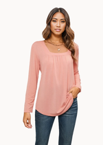 Blush Sky Viscose Womens Blouse