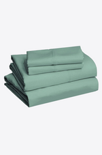 Green Algae 100% Egyptian Cotton Bed Sheets