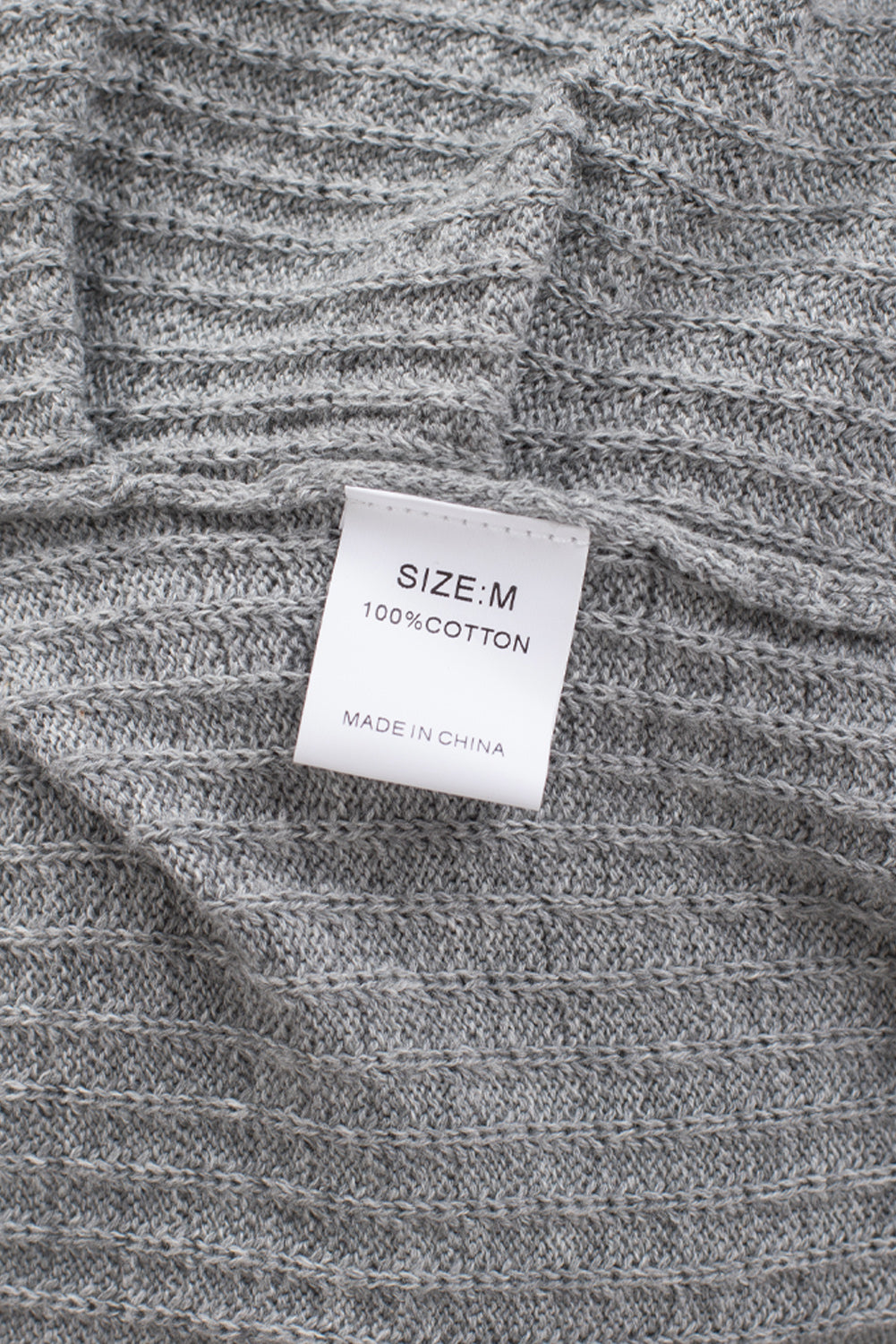 Cloudy Meadow Waffle Knit Womens Sweater