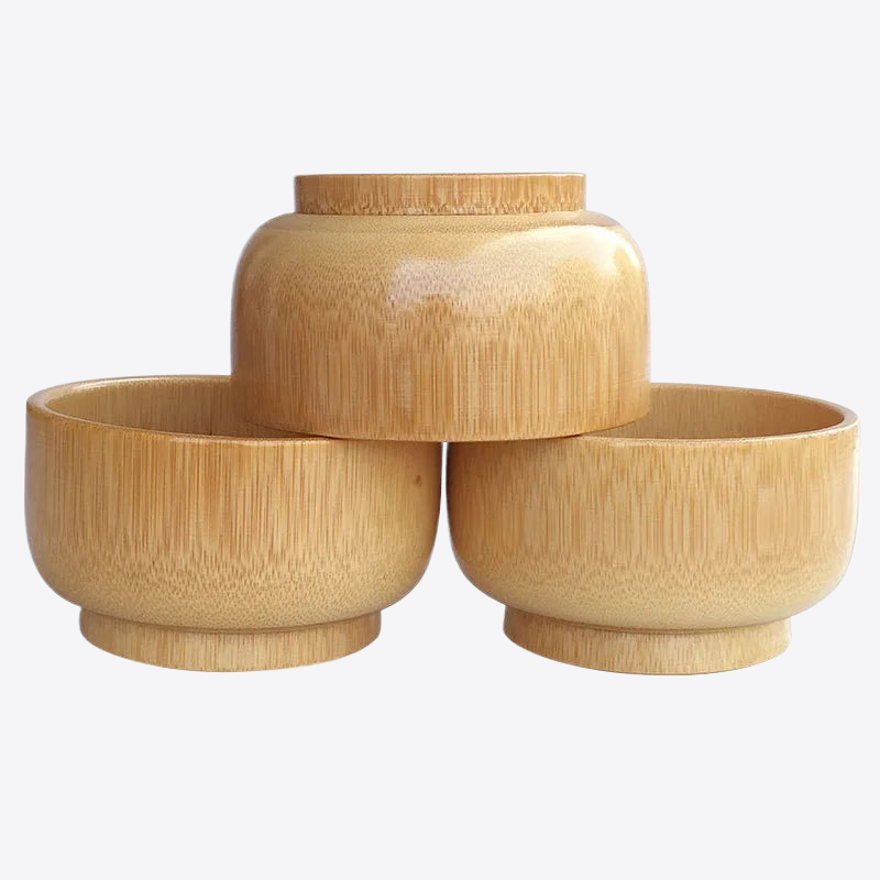 Healthy Eats 1Pcs Bamboo Soup Bowl