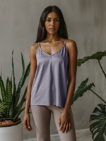 Ivory Orchid V-Neck Basic Viscose Womens Tank