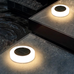 Energy Savers Outdoor Courtyard Waterproof LED Floor Solar Powered Garden Lamp