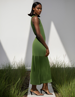 Green Fields Sleeveless 100% Viscose Womens Dress