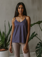 Ivory Orchid V-Neck Basic Viscose Womens Tank