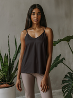 Ivory Orchid V-Neck Basic Viscose Womens Tank