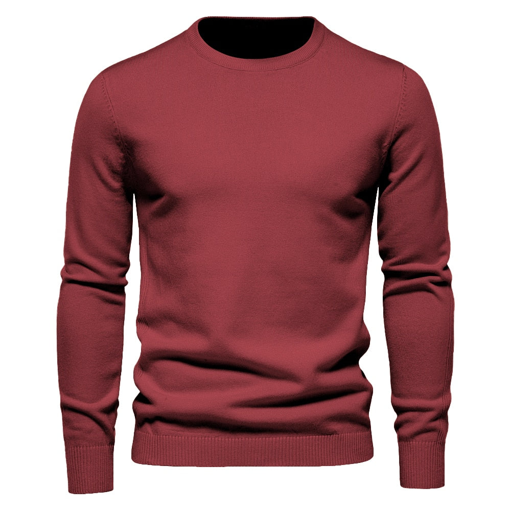 Citrus Lemon Long Sleeve Mens Sweater | Hypoallergenic - Allergy Friendly - Naturally Free