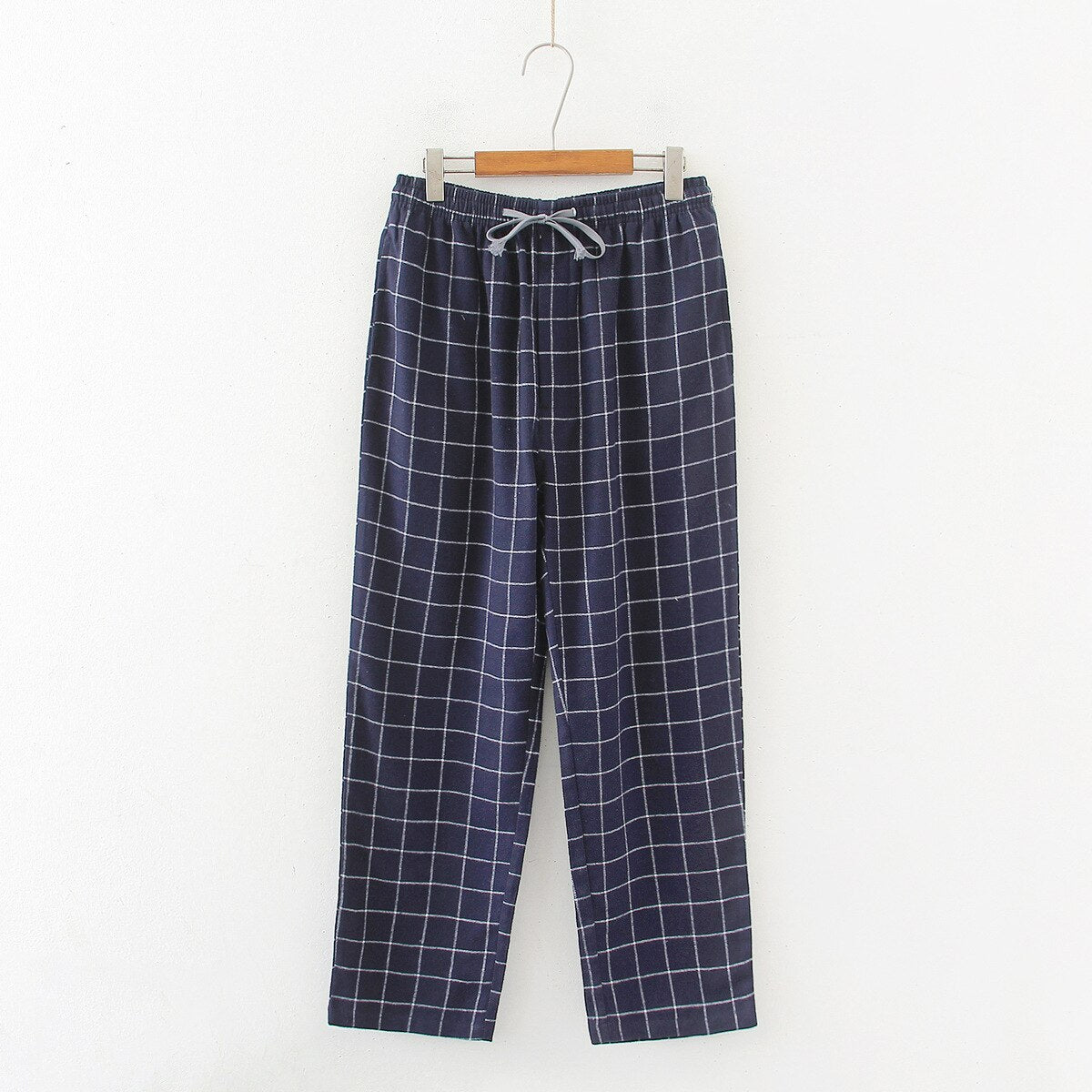 Coastal Retreat Plaid Pajamas 100% Cotton Mens Lounge Pants | Hypoallergenic - Allergy Friendly - Naturally Free