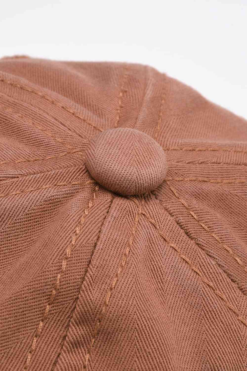 Crimson Haven Distressed Adjustable 100% Cotton Womens Cap | Hypoallergenic - Allergy Friendly - Naturally Free