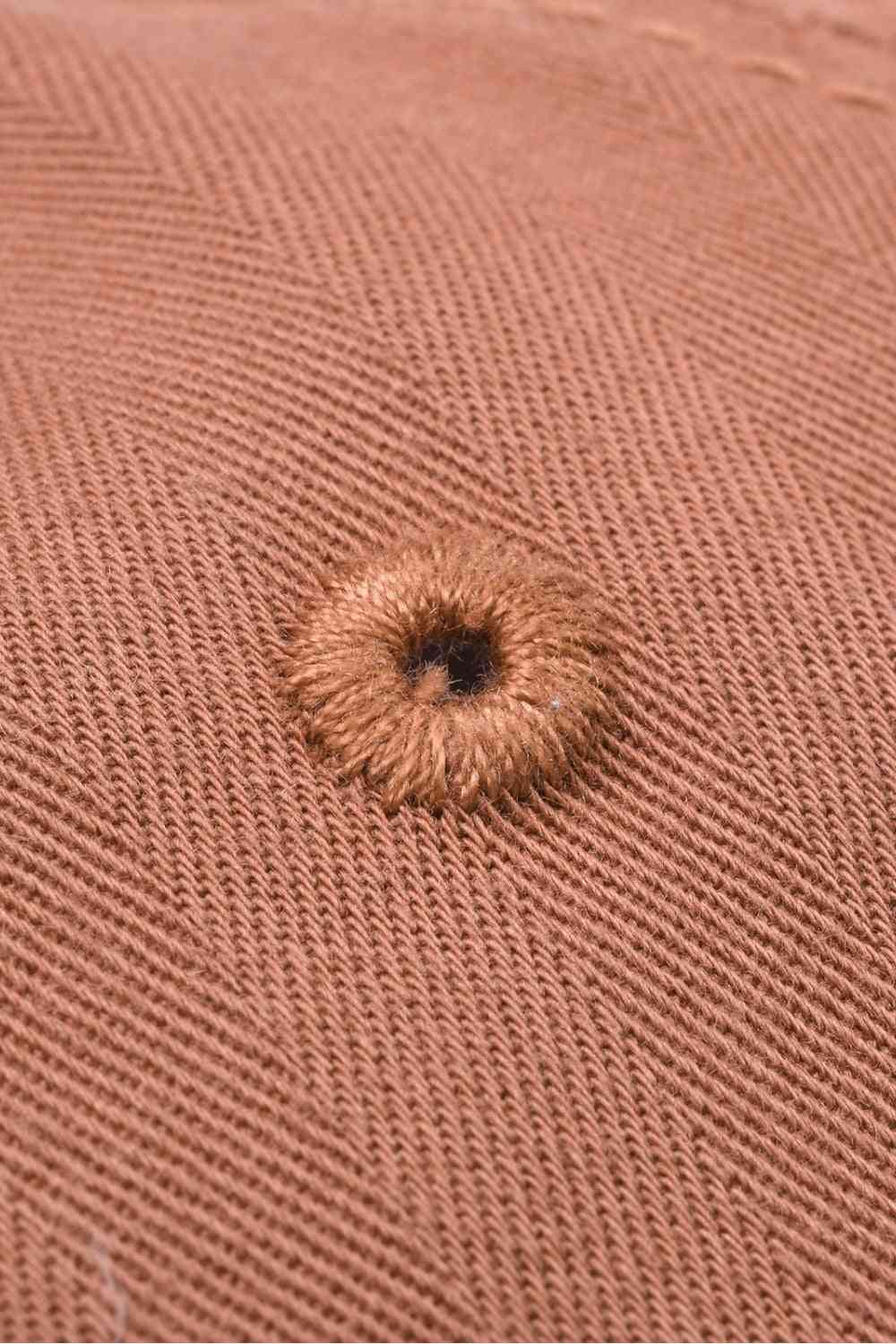 Crimson Haven Distressed Adjustable 100% Cotton Womens Cap | Hypoallergenic - Allergy Friendly - Naturally Free