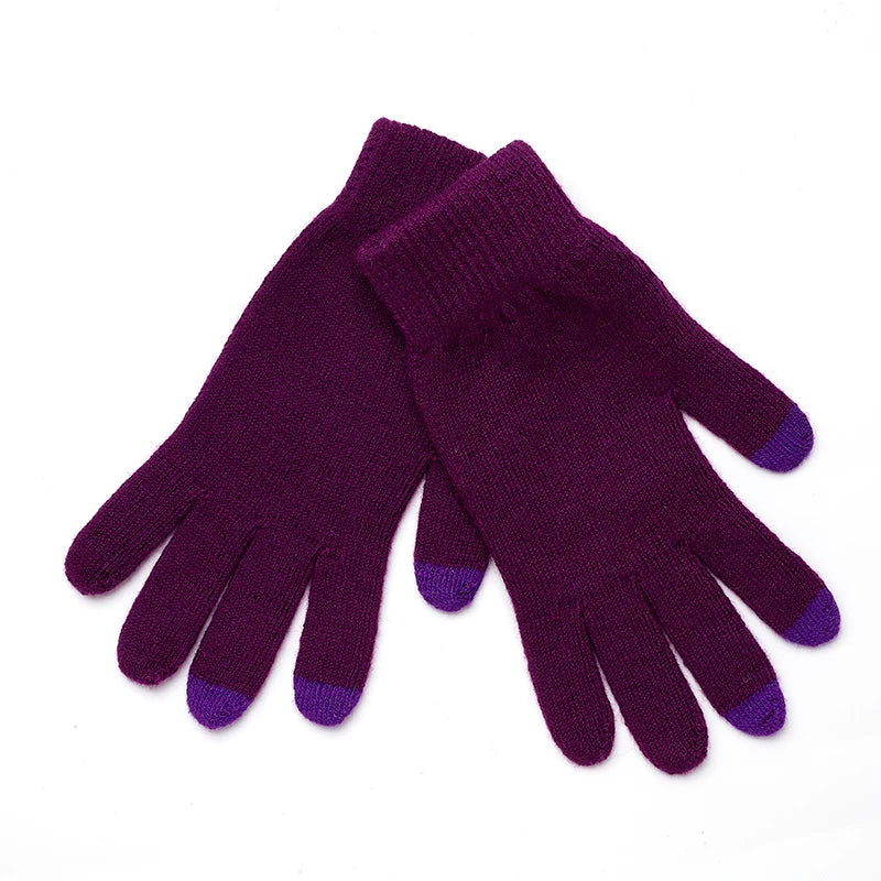 Crimson Winter 100% Merino Wool Womens & Mens Gloves | Hypoallergenic - Allergy Friendly - Naturally Free