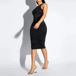 Dusk Hues Built In Shapewear Cotton Bodycon Dress | Hypoallergenic - Allergy Friendly - Naturally Free