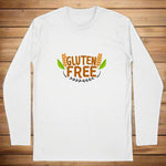 Gluten Free Long Sleeves Organic Cotton Graphic Mens Shirt | Hypoallergenic - Allergy Friendly - Naturally Free