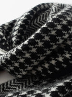 Golden Pear Stripes Knit Cashmere Scarf | Hypoallergenic - Allergy Friendly - Naturally Free