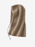 Golden Raisins Knit Hooded Drawstring Cashmere Womens Scarf | Hypoallergenic - Allergy Friendly - Naturally Free