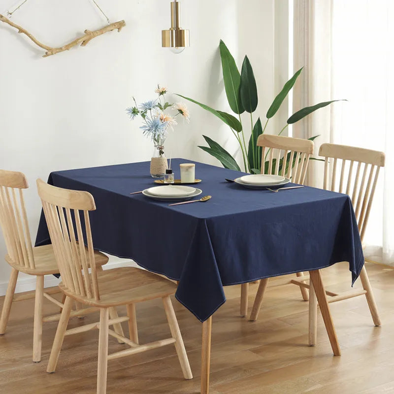 Green Leaf 100% Cotton Table Cloth | Hypoallergenic - Allergy Friendly - Naturally Free