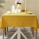 Green Leaf 100% Cotton Table Cloth | Hypoallergenic - Allergy Friendly - Naturally Free