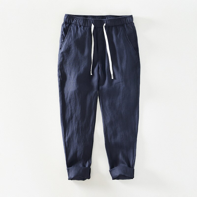 Green Leaf 100% Linen Mens Pants | Hypoallergenic - Allergy Friendly - Naturally Free