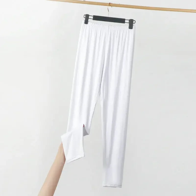 Green Pastures High Waist Viscose Womens Lounge Leggings | Hypoallergenic - Allergy Friendly - Naturally Free