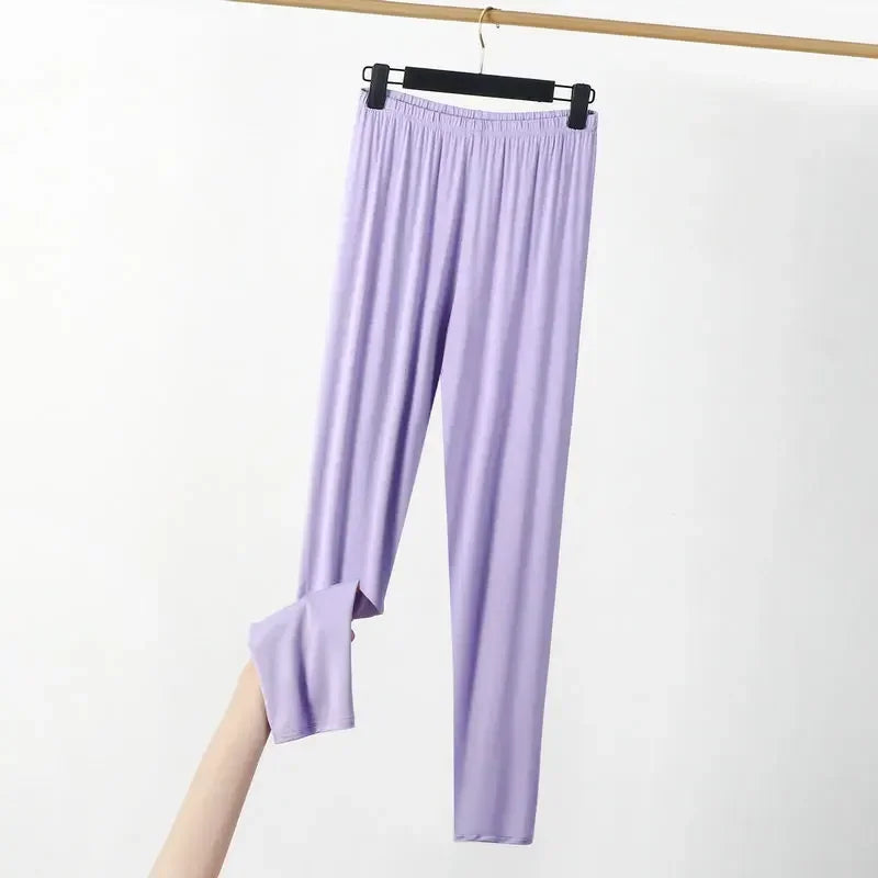 Green Pastures High Waist Viscose Womens Lounge Leggings | Hypoallergenic - Allergy Friendly - Naturally Free