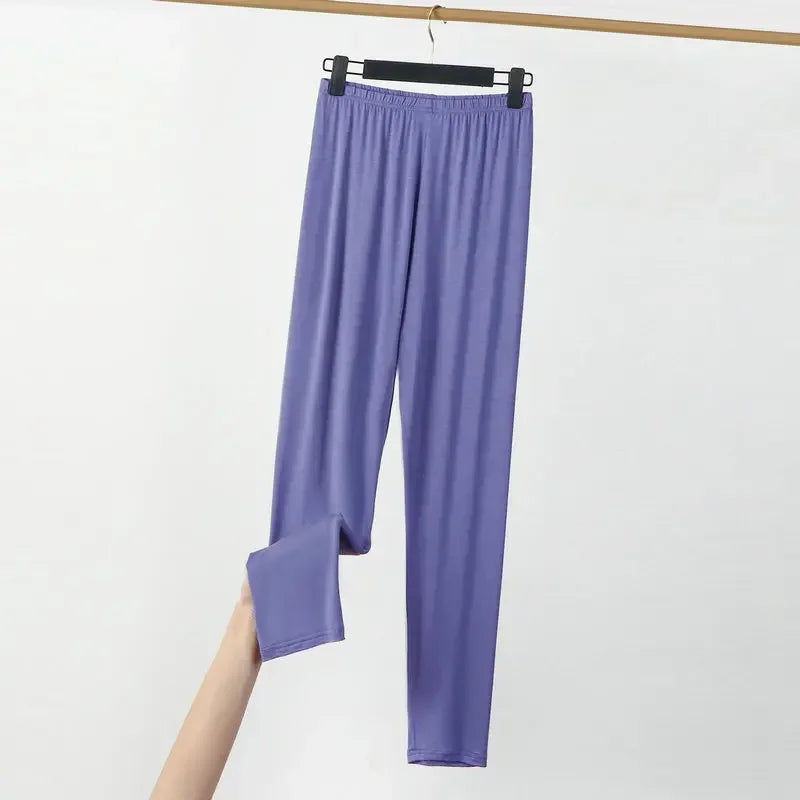 Green Pastures High Waist Viscose Womens Lounge Leggings | Hypoallergenic - Allergy Friendly - Naturally Free