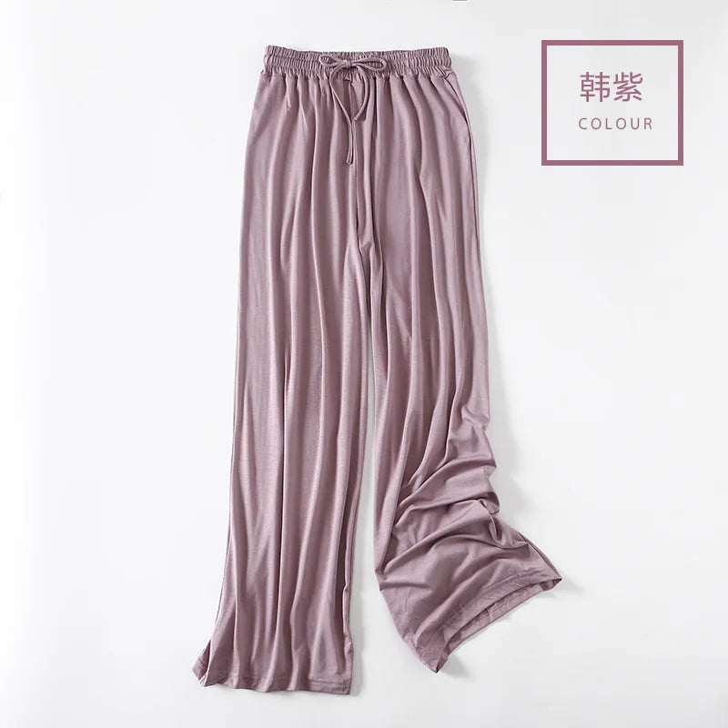 Green Fields Viscose Womens Pajama Pants