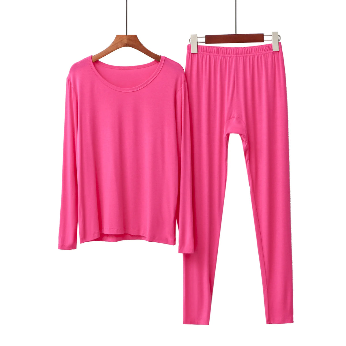 Sunset Rose 2Pcs Lounge Modal Cotton Womens Pajamas