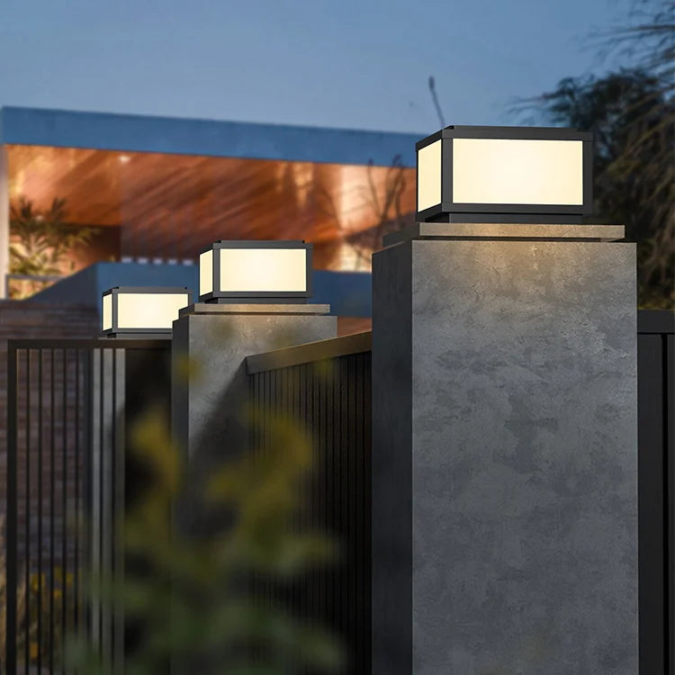 Azure Moss Bright Outdoor Pillar Light
