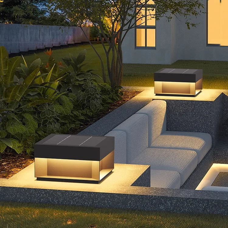 Silver StreamStainless SteelPillar Light