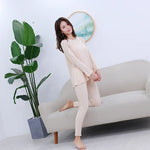 Forest Green Solid Lounge Viscose Womens Pajamas