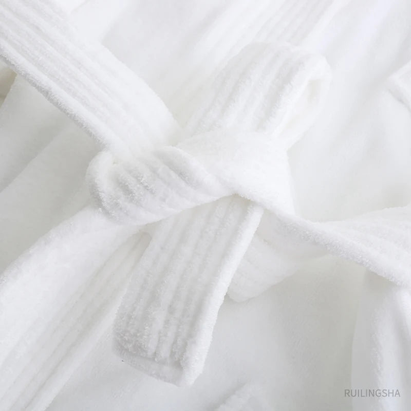 Evergreen Mist Cotton Womens Robe