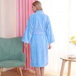 Fern Cloud Terry Cotton Womens Bathrobe