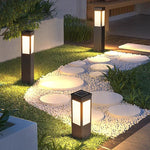 Golden Glow Stainless Steel Outdoor Lamp