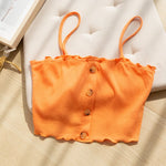 Twilight Coral 94% Cotton Womens Camis