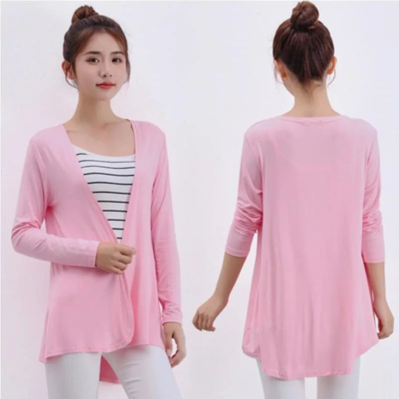 Spring Mist Modal Womens Cardigan