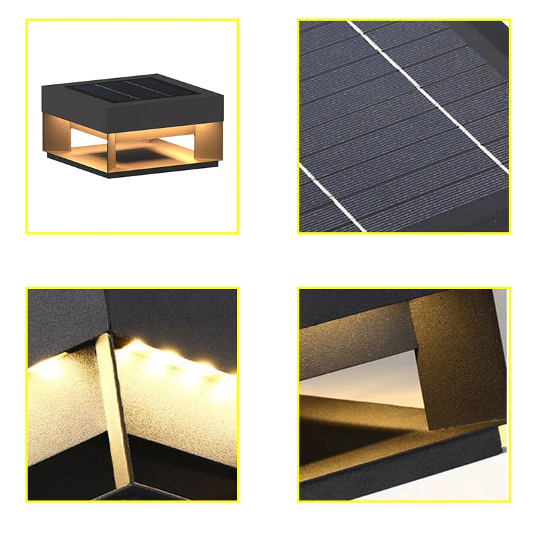 Emerald Forest Stainless Steel Outdoor Pillar Light Womens Garden