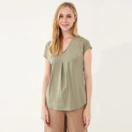 Sunset Breeze (None) Casual Cotton Womens Top