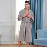 Evergreen Mist Cotton Womens Robe
