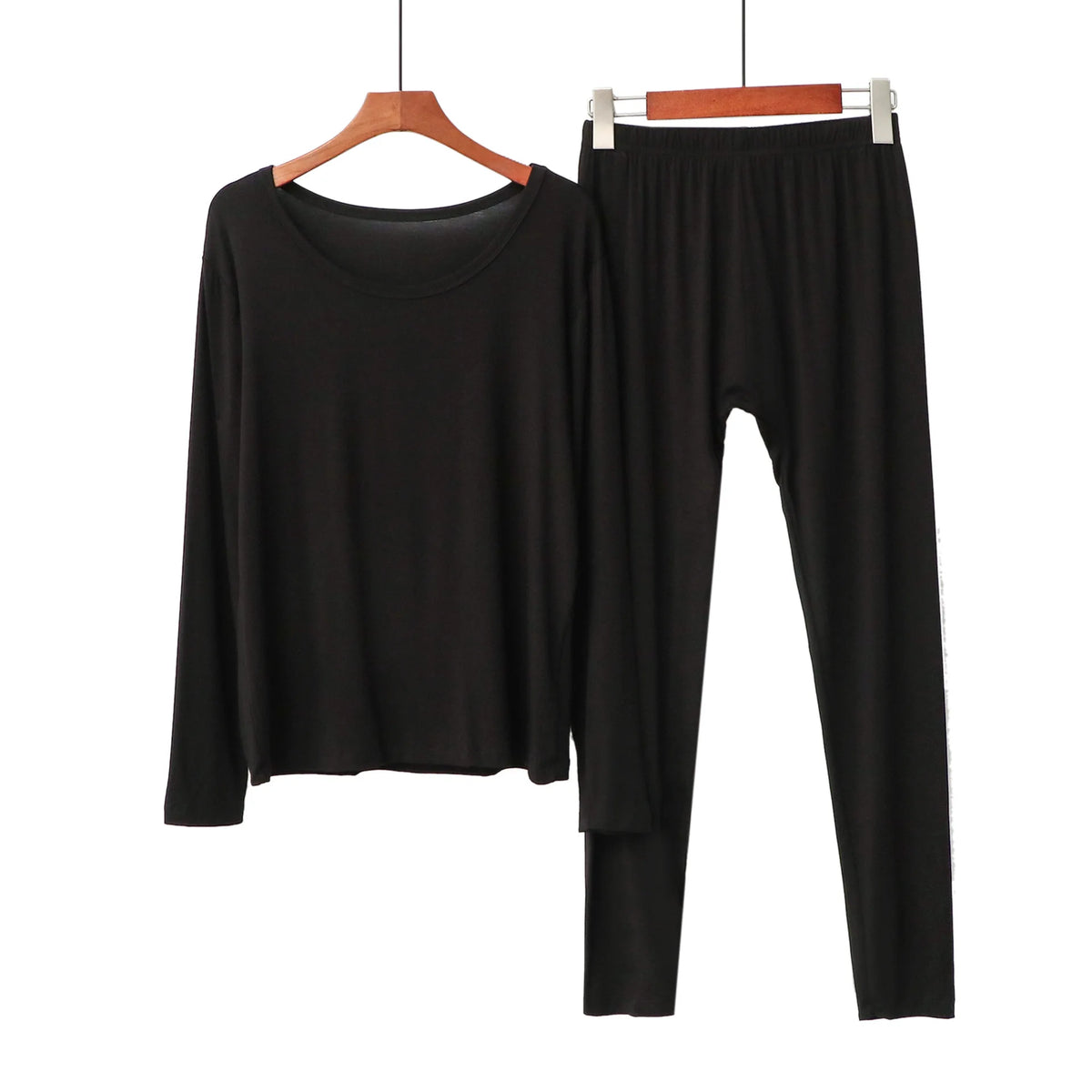 Sunset Rose 2Pcs Lounge Modal Cotton Womens Pajamas