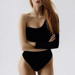 Black Orchid Cotton Womens Bodysuit Swimsuit